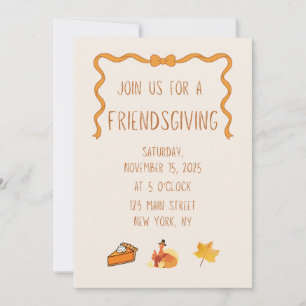 Friendsgiving Invitation