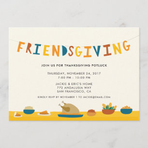 Friendsgiving Party Invitation