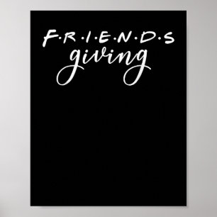Friendsgiving Squad 2022 Funny Thanksgiving Friend Poster