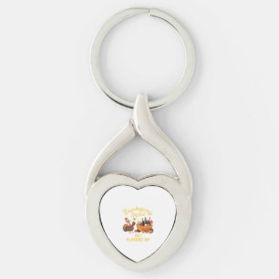 Friendsgiving Squad Get Flocked Up Oversized T-Shi Keychain