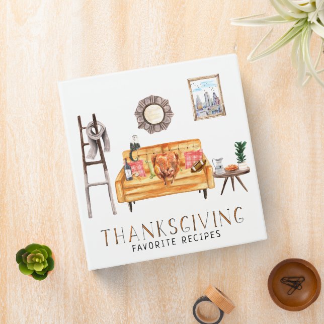 Friendsgiving Thanksgiving Favourite Recipes Binder (In Situ)