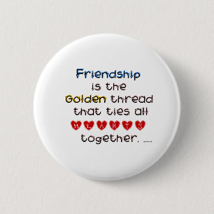Friendship 2 Inch Round Button