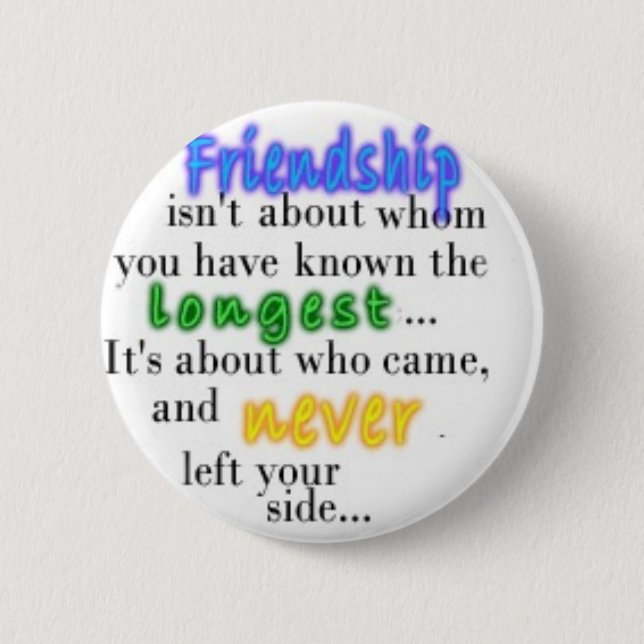 Friendship 2 Inch Round Button (Front)