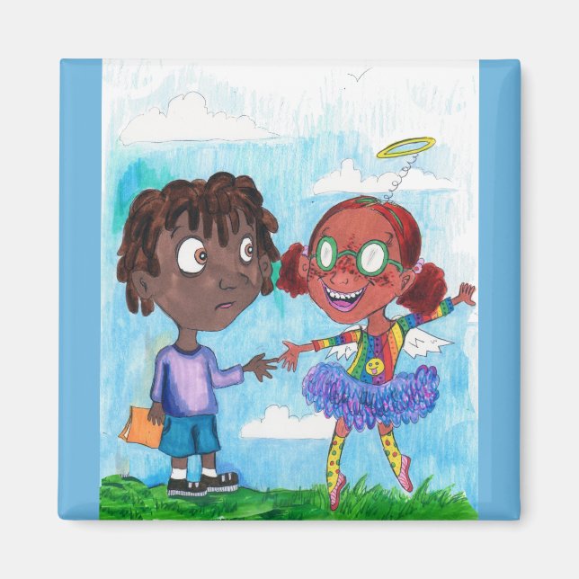Friendship 2 Inch Square Magnet (Front)
