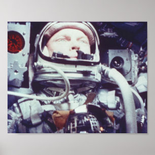Friendship 7 Astronaut during Spaceflight Poster