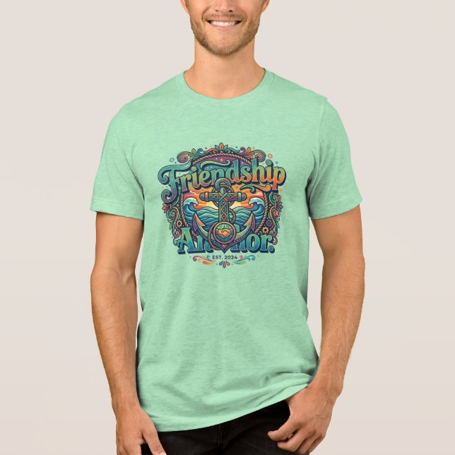 Friendship Anchor Tri-Blend Shirt (Front)