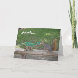 Friendship and nuts card