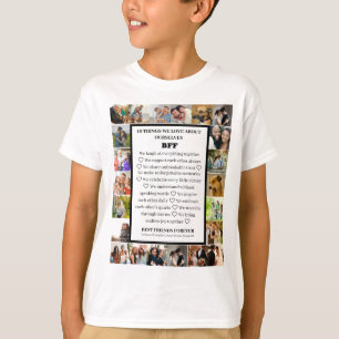 Friendship Appreciation BFF 22 Photo Collage T-Shirt