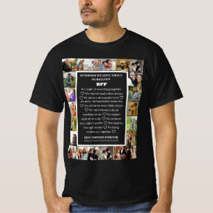 Friendship Appreciation BFF 22 Photo Collage T-Shirt