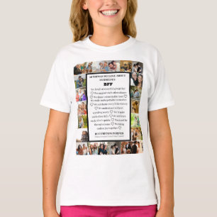 Friendship Appreciation   BFF 22 Photo Collage T-Shirt