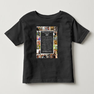 Friendship Appreciation   BFF 22 Photo Collage Toddler T-shirt