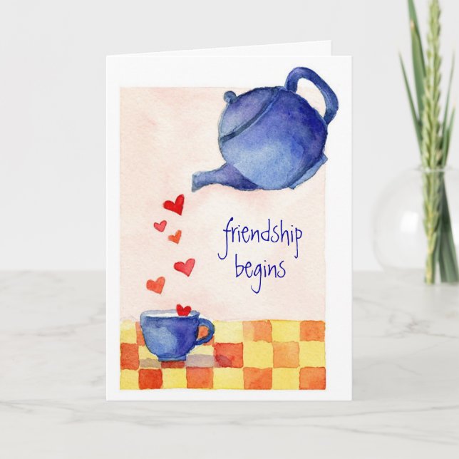 Friendship Begins - Card (Front)