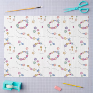Friendship Bracelet Girl Jewellery Pattern Tissue Paper