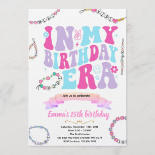 Friendship Bracelet party invitation