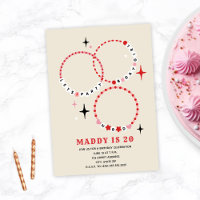 Friendship Bracelets Pink & Red Birthday