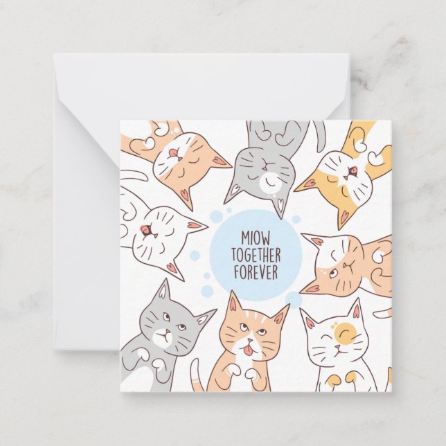 Friendship Cats Card (Front)