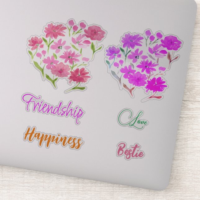 Friendship Collection Watercolor Wild Flowers  (Detail)