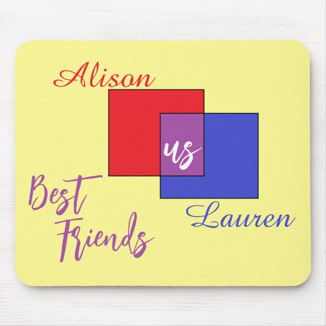 Friendship Connection Mouse Pad (Front)