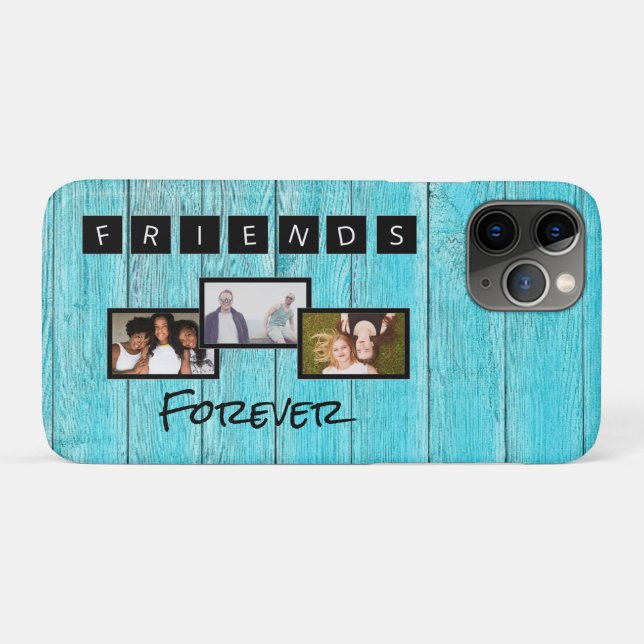Friendship day personalized template photo collage Case-Mate iPhone case (Back (Horizontal))