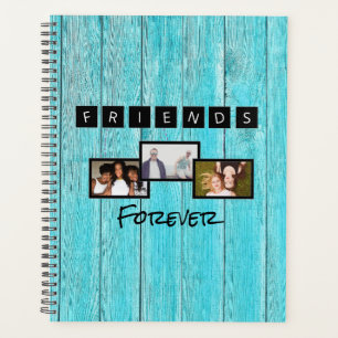 Friendship day personalized template photo collage planner