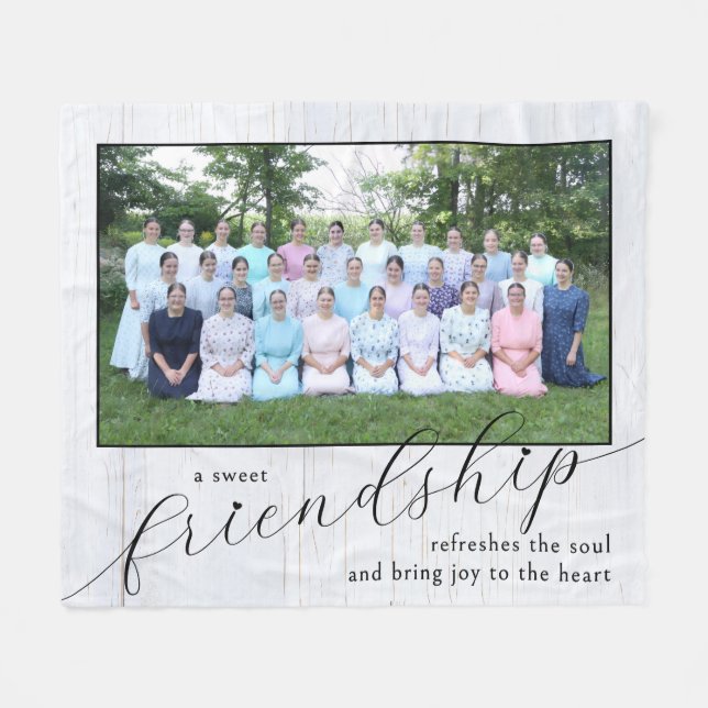 Friendship Fleece Blanket (Front (Horizontal))