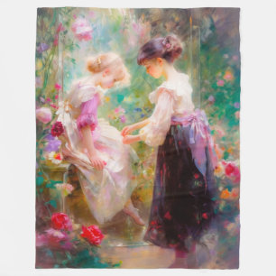Friendship fleece blanket