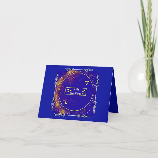 Friendship Greeting Card (Front)
