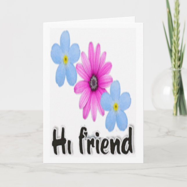 Friendship Greeting Card (Front)