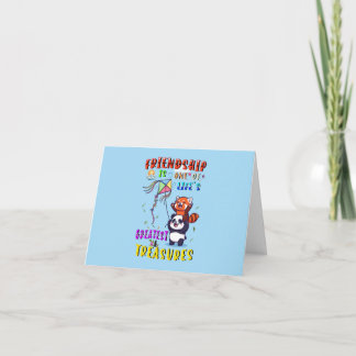 Friendship Greeting Is Life's Greatest Treasures Announcement