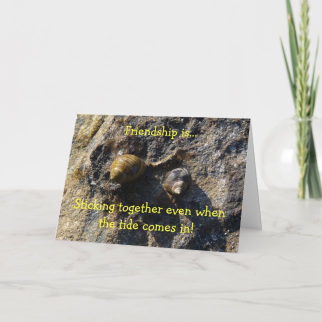 "Friendship is..." note card (Front)