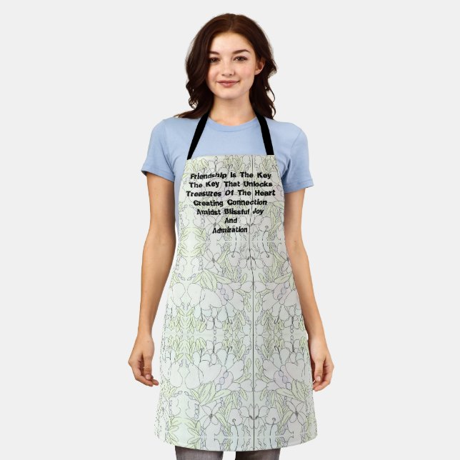 Friendship Is The Key  Apron (Worn)