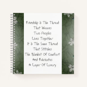 Friendship Is The Thread (Dark Version) Notebook
