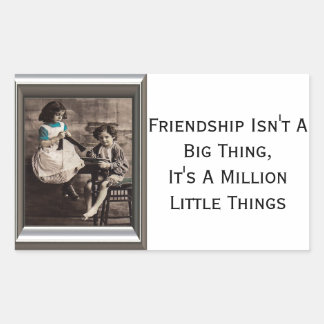 Friendship Isn't A Big Thing Sticker