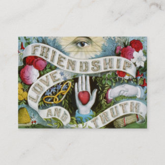 friendship Love and truth Business Card