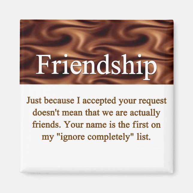 Friendship Magnet (Front)