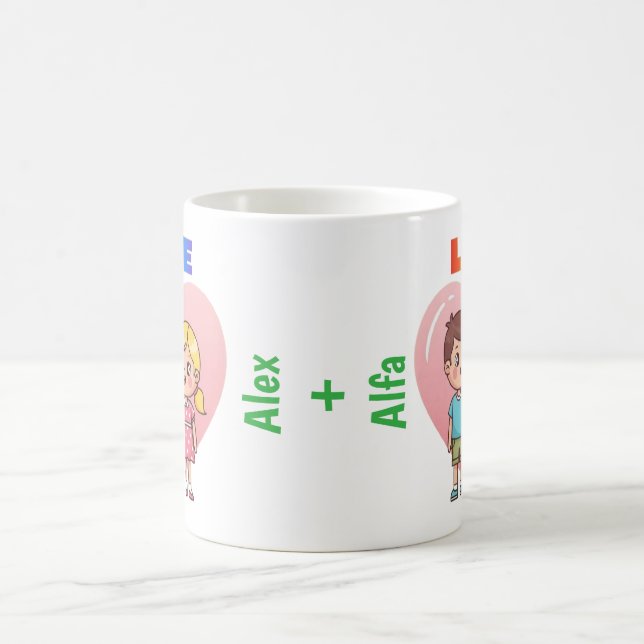 Friendship Mugs USA – Personalized Coffee Mug  (Center)