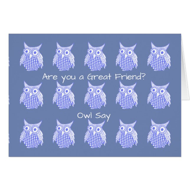 Friendship Owl (Front Horizontal)