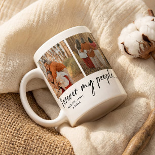Friendship Photo Collage 'Forever my people  Coffee Mug