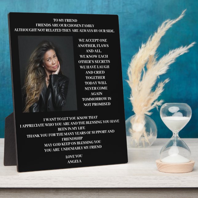 Friendship Plaque (Side)