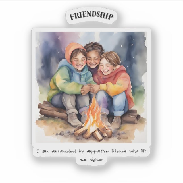 Friendship Positive Affirmation  (Front)