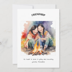 Friendship Positive Affirmation Card