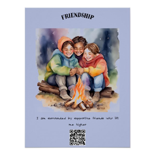 Friendship Positive Affirmation  Poster (Front)