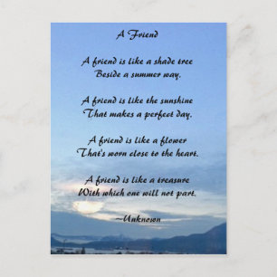 Friendship Postcard