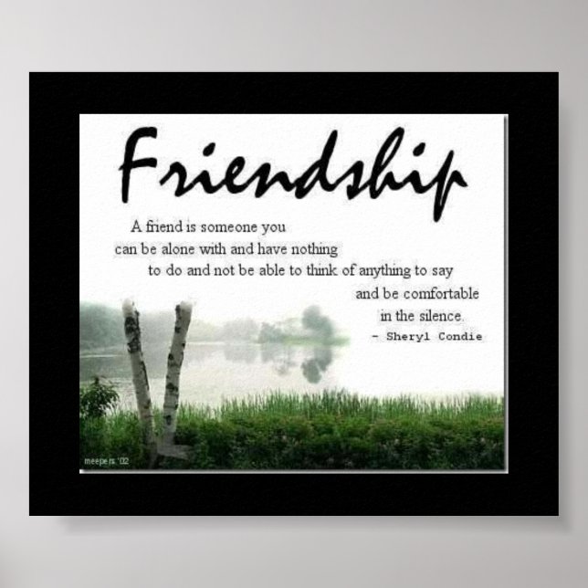 Friendship Poster (Front)