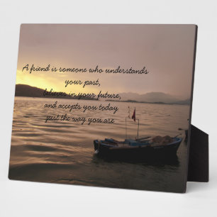 Friendship Proverb Plaque