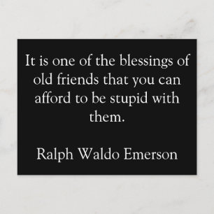 Friendship quotable postcard