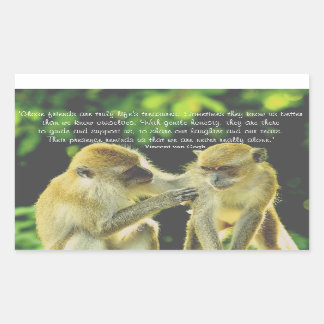 Friendship Quote by Vincent van Gogh Sticker