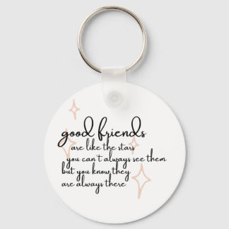 Friendship quote keychain