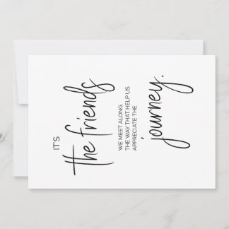 Friendship quote, special quote about friends holiday card