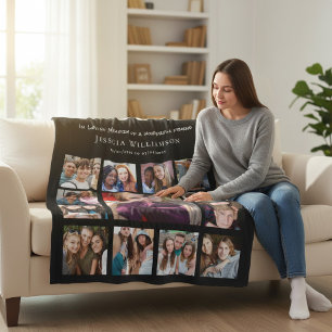 Friendship Remembrance Photo Blanket